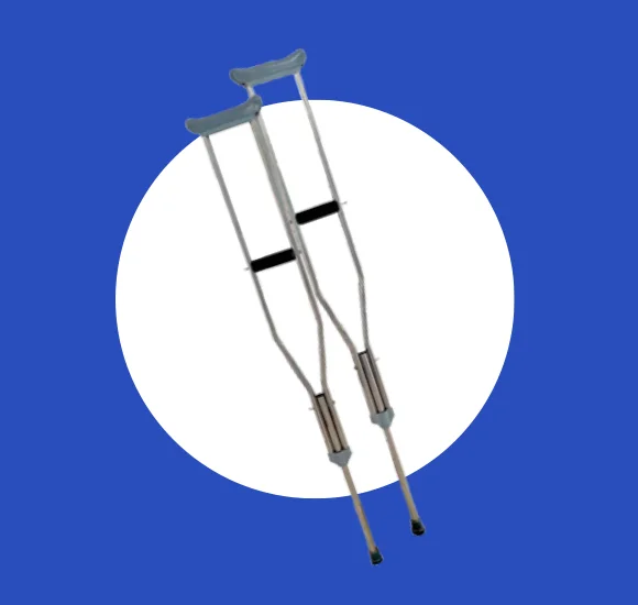 Muletas de aluminio